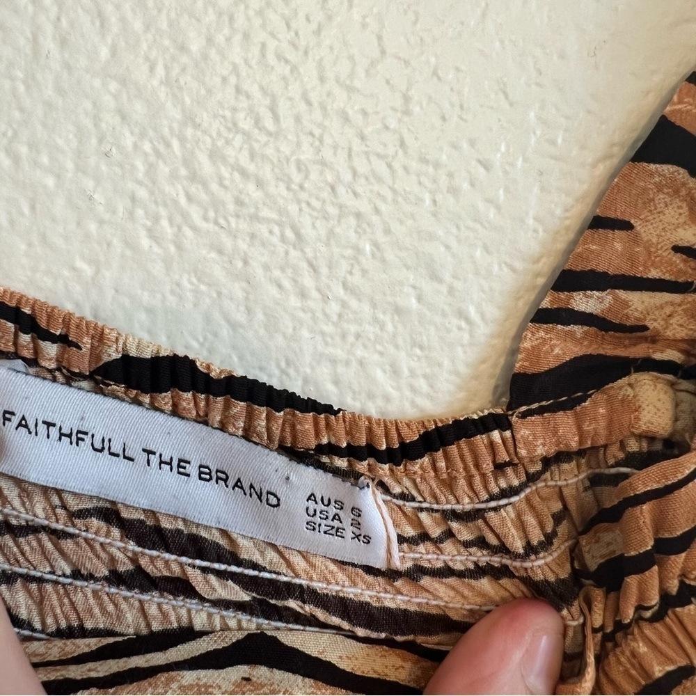 Faithfull The Brand Saint Tropez Midi Dress Animal 2 - Picture 14 of 14